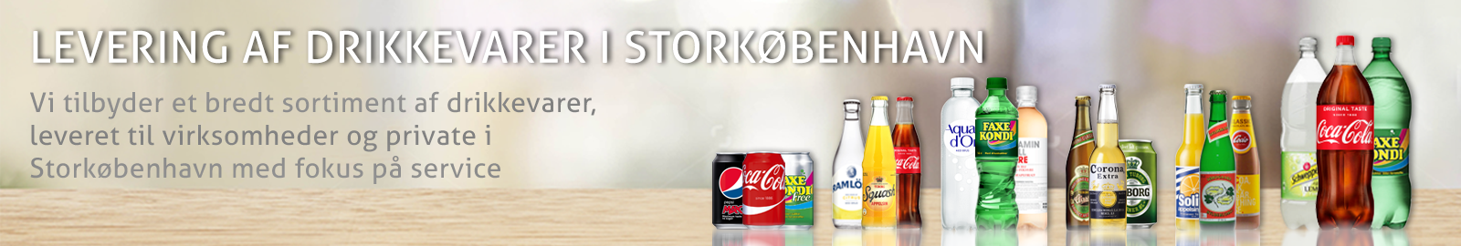 Levering af sodavand og drikkevarer til virksomheder i København og omegn