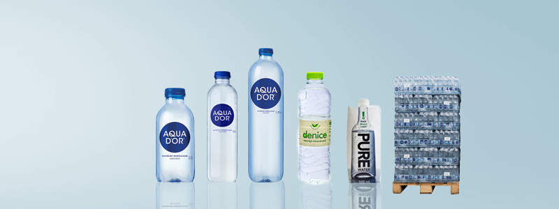 Billig dansk kildevand - Aqua D'or, Denice flaskevand og kildevand uden pant.