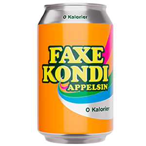 Faxe Kondi Appelsin 0 kal (free) 33.0 dåse