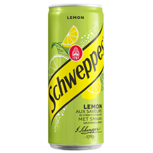 Schweppes Lemon 33.0 dåse