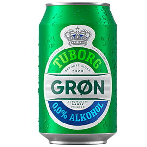 Tuborg Grøn 0,0% 33.0 dåse