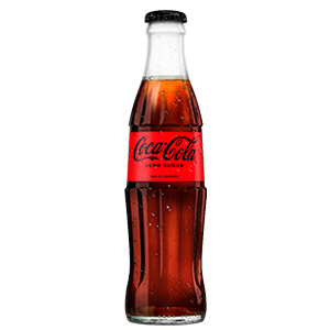 Coca-Cola Zero 25.0 glasflaske