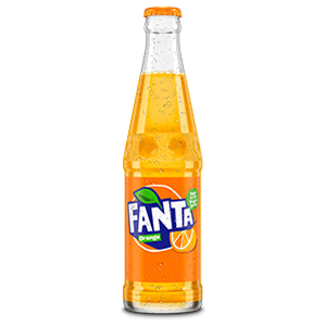 Fanta Orange 25.0 glasflaske