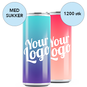 Energidrik med logo (1200 stk.) 25.0 dåse